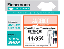 Tablet Screenshot of finnemann-flensburg.com